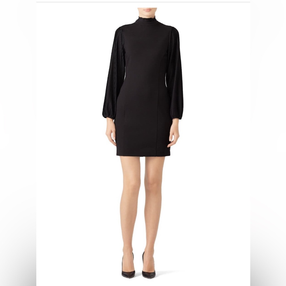 DREW Black Ansel Sheath Dress Size Medium - Picture 2 of 12